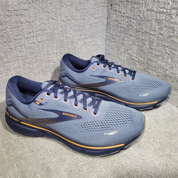 Brooks Ghost 15 Men's Size US 10.5D Blue Athletic Running Sneakers  1103931D025 - Picture 8 of 11